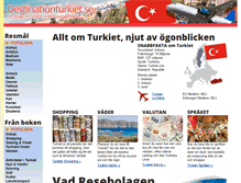 Tablet Screenshot of destinationturkiet.se